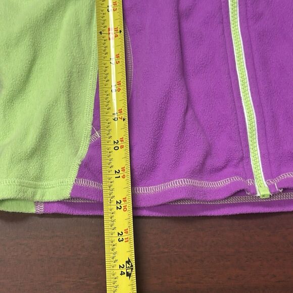 The North Face Full Zip Fleece Girls L 14-16 Colorblock Sweater Activewear - Picture 5 of 8